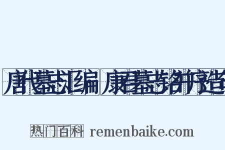唐代墓志汇编·康君墓志铭并序造句是什么意思的图片